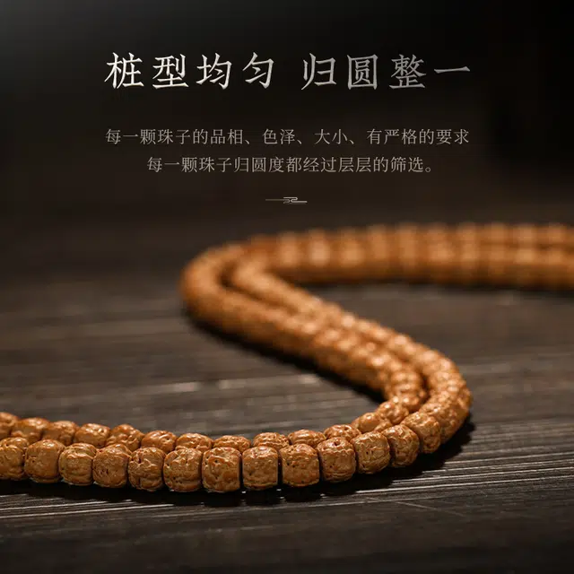茂琼 好运 国潮 时尚藏式佛手直切五爪金龙文玩简约小众高级感 金刚菩提 手串 男女同款情侣款
