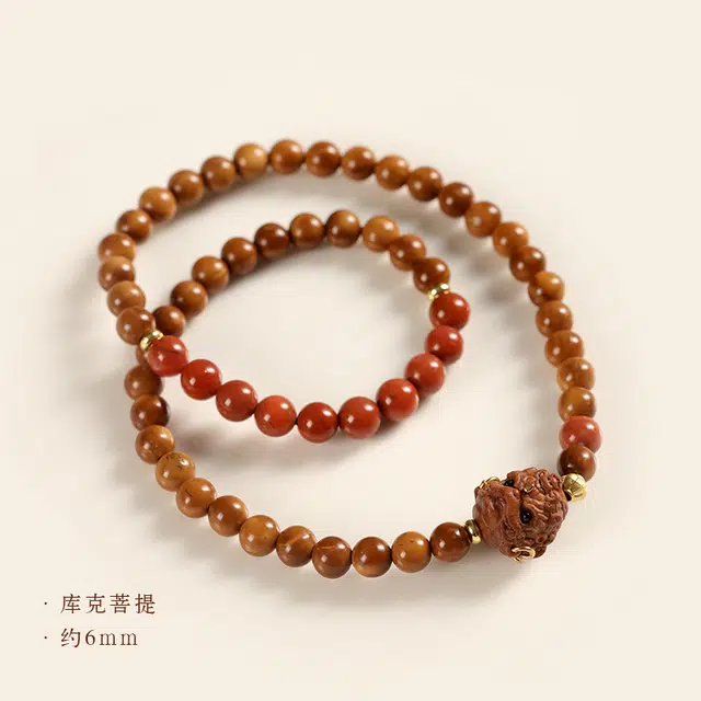 茂琼 古典韵味 精致工艺 个性文玩佛珠百搭盘玩复古高级感简约小众#好运 库克 手串 男女同款情侣款