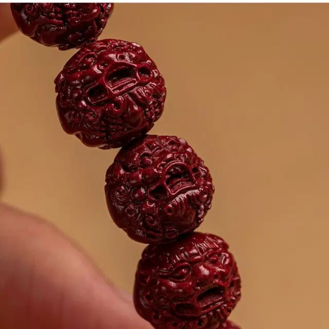 茂琼 简约 时尚 貔貅本命年朱高含量小众百搭高级感#好运 朱砂 手串 男女同款情侣款