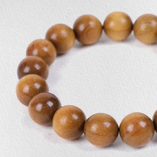茂琼 招财进宝万事顺遂好运连连新中式国潮民族风盘串单圈盘玩时尚百搭潮流高级文玩盘玩念珠 楠木 木作手串 男女同款情侣款