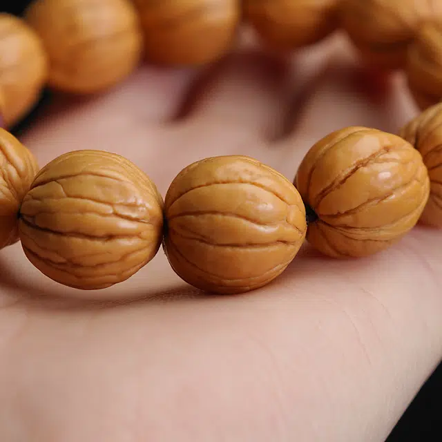 茂琼 八方来财万事顺遂吉祥好运新中式国潮复古手工转运珠文玩原籽文玩配饰精品紫金砂朱砂雕刻貔貅盘玩佛珠单圈 猴头核桃 手串 男款