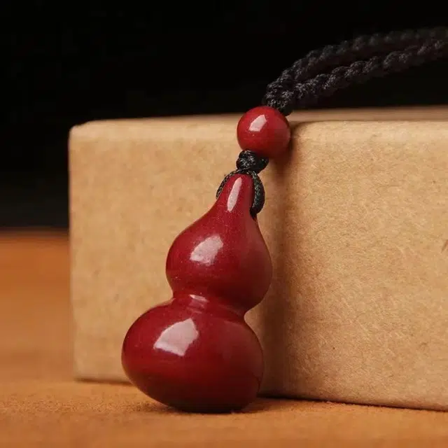 茂琼 紫金砂葫芦福禄吊坠配件高含量饰品小众高级感#好运 朱砂 项链 男女同款情侣款