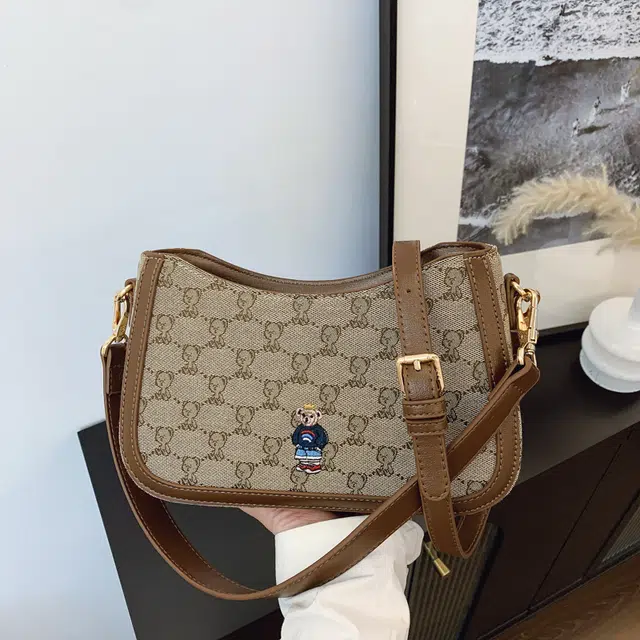北包包 休闲简约复古时尚百搭撞色 布 单肩包 女款 多色