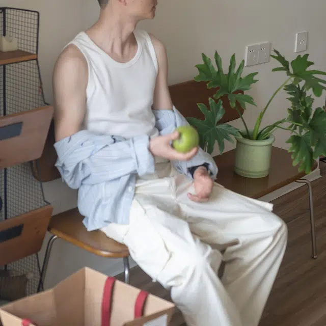 几立 圆领简约百搭舒适时尚纯色无袖背心 男女同款