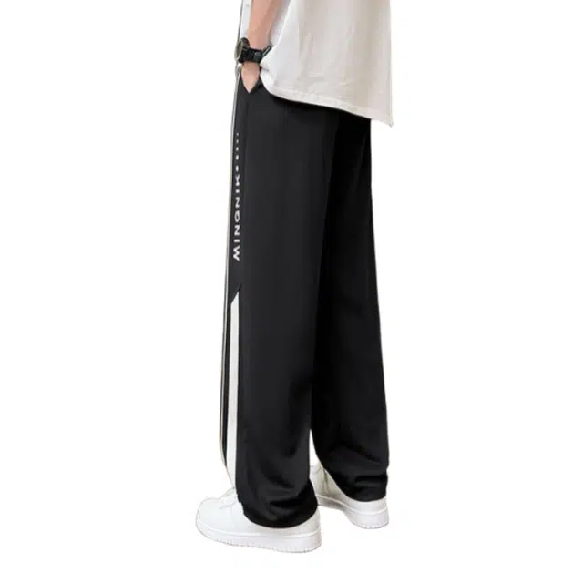 一碗士多 夏季宽松速干裤子美式薄款直筒运动裤夏季长裤休闲裤 男女同款