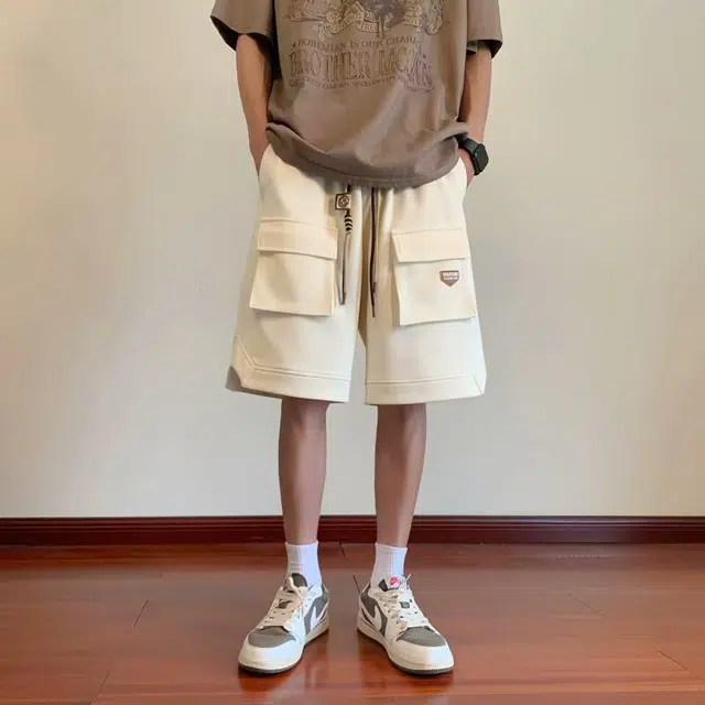 木木兔 美式男士短裤夏季潮流百搭男生裤子简约五分裤夏天工装裤 男款