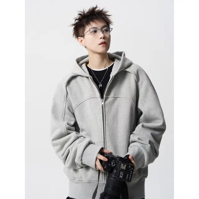 木木兔 经典潮牌美式高街长袖男生秋冬潮流穿搭冬天轻奢百搭冬季衣服国潮宽松简约时尚流行上衣卫衣 男女同款