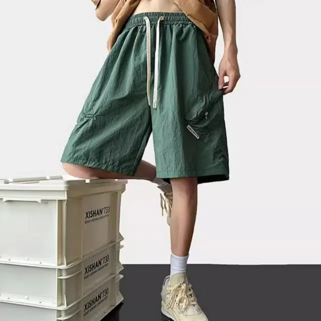 木木兔 美式男士短裤夏季潮流百搭男生裤子户外休闲夏天工装裤 男款