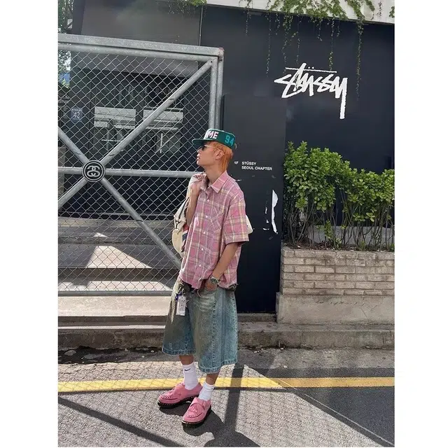 木木兔 休闲美式潮流百搭裤子牛仔短裤 男款