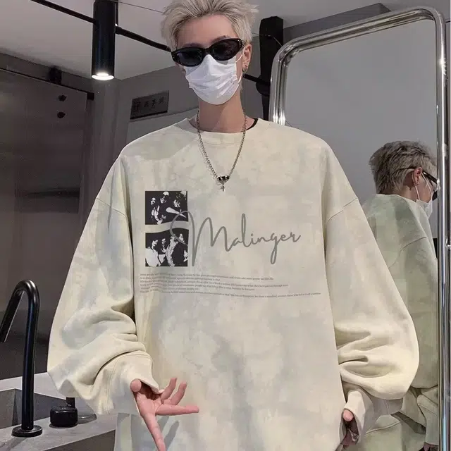 木木兔 经典潮牌美式高街长袖男生秋冬潮流穿搭冬天轻奢百搭冬季衣服国潮宽松简约时尚流行复古上衣卫衣 男女同款