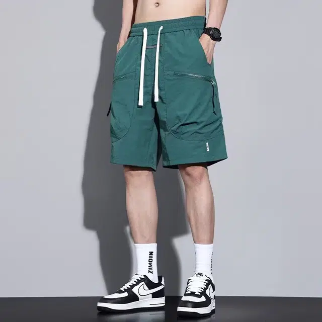 木木兔 美式男士短裤夏季潮流百搭男生裤子透气薄款休闲夏天工装裤 男款