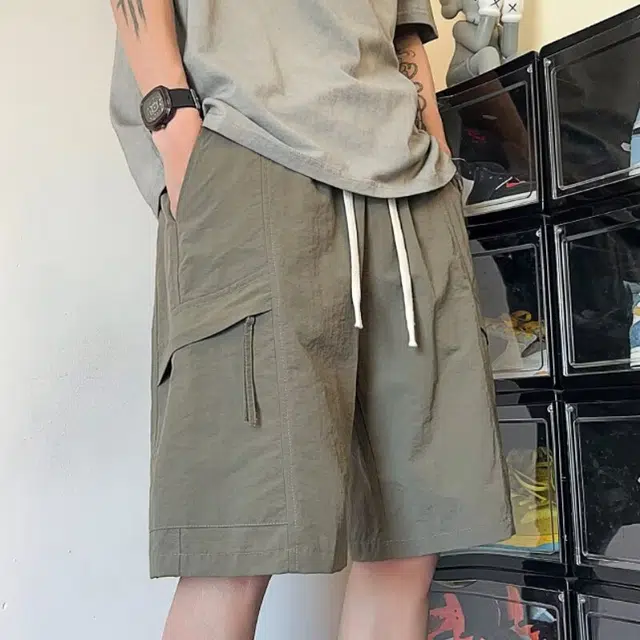 木木兔 美式男士短裤夏季潮流百搭男生裤子薄款宽松运动简约休闲夏天工装裤 男款