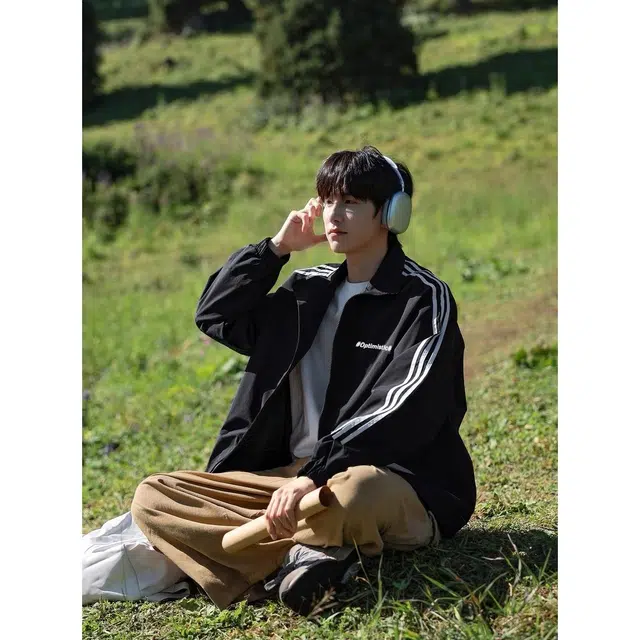 木木兔 美式高街重磅男士长袖外穿秋冬穿搭秋天休闲轻奢时尚潮流百搭衣服秋季国潮宽松外套夹克 男款