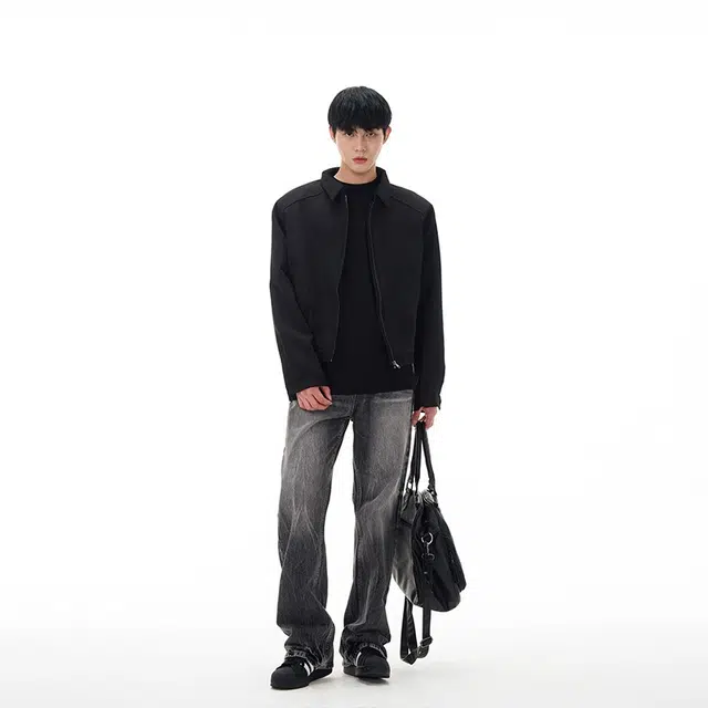 木木兔 美式高街重磅男士长袖外穿秋冬穿搭秋天休闲轻奢潮流百搭衣服秋季国潮宽松时尚外套夹克 男款