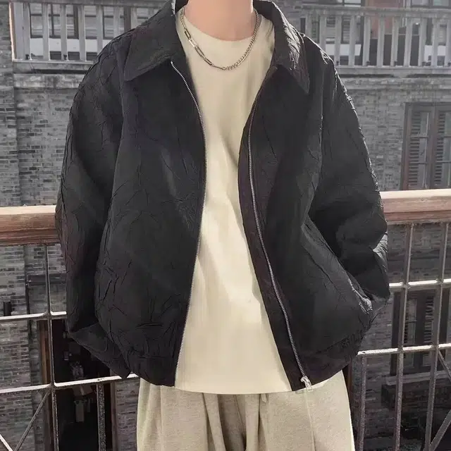 木木兔 潮牌美式高街男生穿搭长袖春秋外穿潮流百搭男士秋冬衣服国潮简约户外休闲外套夹克 男女同款