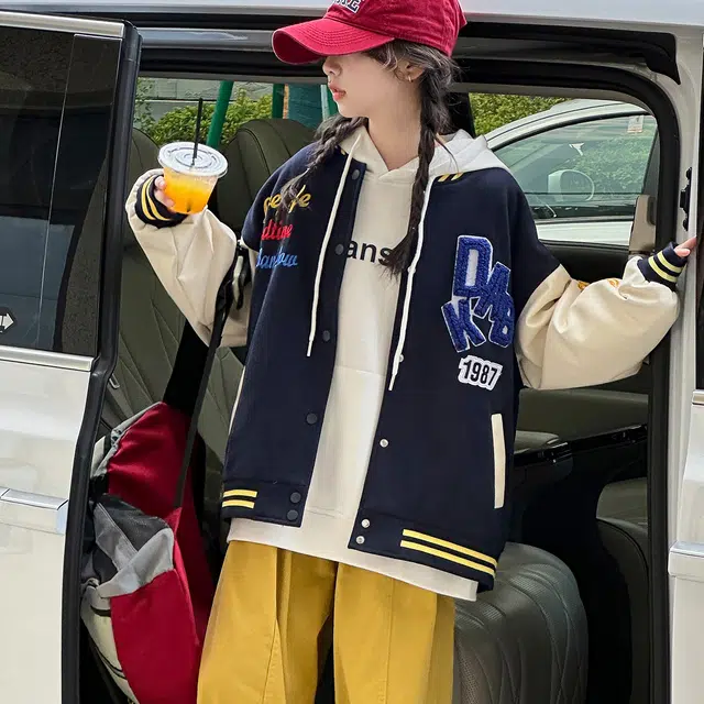 木木兔儿童上装卫衣 中大童秋冬童装外套早秋春秋女孩衣服秋季上衣长袖小学生开衫简约时尚百搭