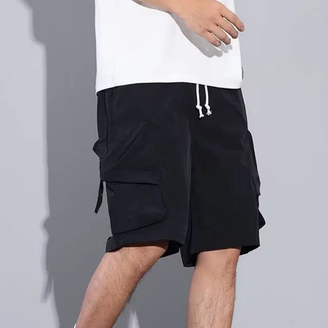 木木兔 美式男士短裤夏季潮流百搭男生裤子薄款简约休闲夏天工装裤 男款