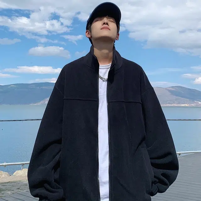 木木兔 美式高街重磅男士长袖外穿冬季休闲穿搭轻奢潮流百搭秋冬衣服冬天国潮宽松防风潮牌时尚外套夹克 男女同款