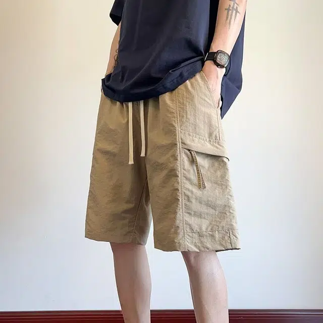 木木兔 美式男士短裤夏季潮流百搭男生裤子薄款宽松运动简约休闲夏天工装裤 男款