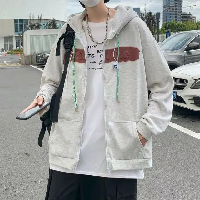 木木兔 经典潮牌美式高街长袖男生秋冬潮流穿搭冬天轻奢百搭冬季衣服国潮宽松流行简约时尚上衣卫衣 男女同款