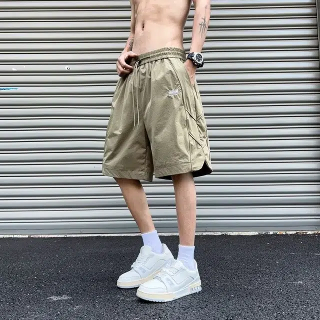 木木兔 美式男士短裤夏季潮流百搭男生裤子网红直筒简约休闲夏天工装裤 男款