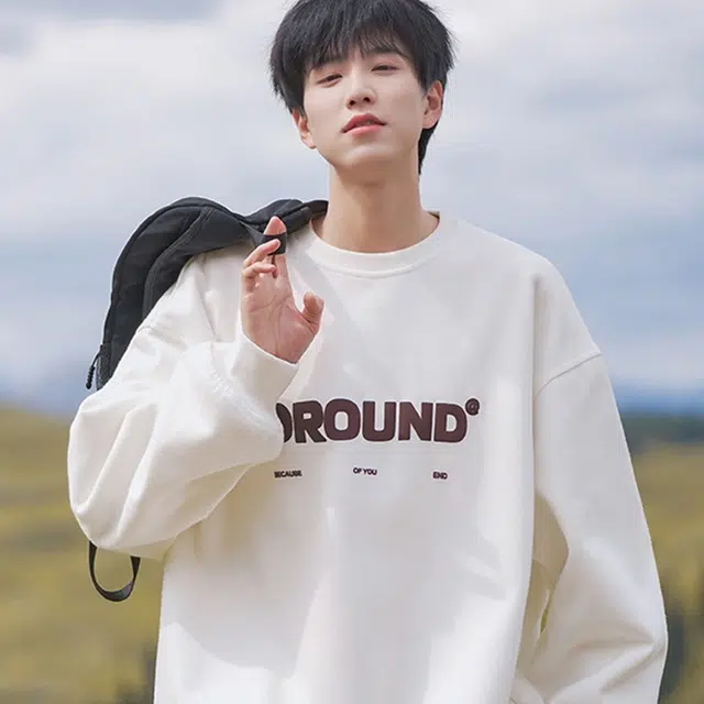 木木兔 经典潮牌美式高街长袖男生秋冬潮流穿搭冬天时尚轻奢百搭冬季衣服国潮宽松简约个性上衣卫衣 男女同款