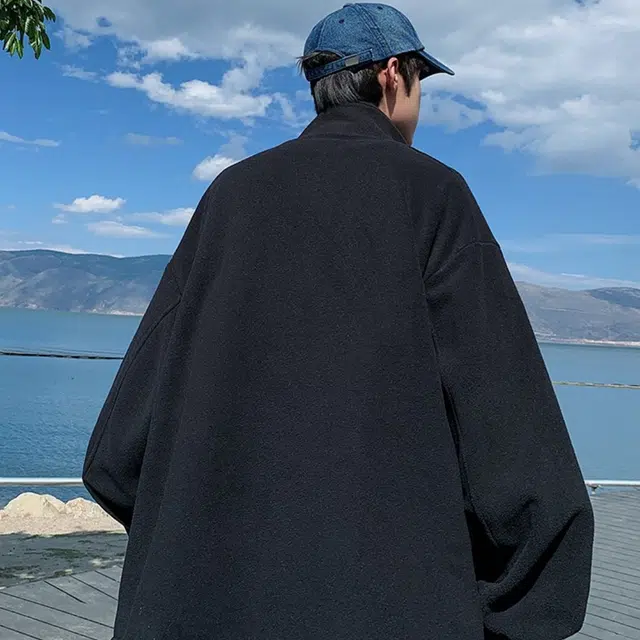 木木兔 美式高街重磅男士长袖外穿冬季休闲穿搭轻奢潮流百搭秋冬衣服冬天国潮宽松防风潮牌时尚外套夹克 男女同款