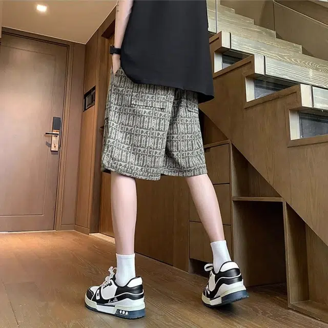 木木兔 美式男士短裤夏季潮流百搭男生裤子简约休闲夏天工装裤 男款