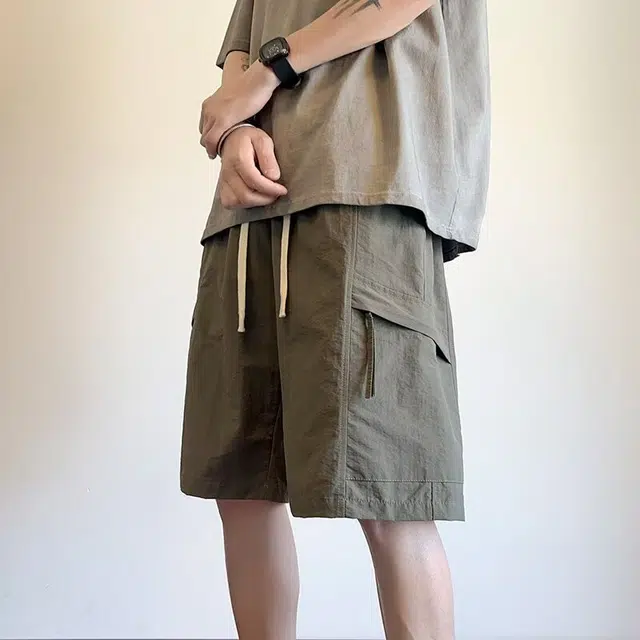 木木兔 美式男士短裤夏季潮流百搭男生裤子薄款宽松运动简约休闲夏天工装裤 男款