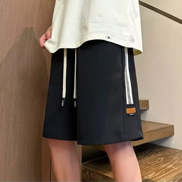 木木兔 男士夏季短裤美式男生潮流百搭裤子文艺五分裤简约休闲裤夏天 男款