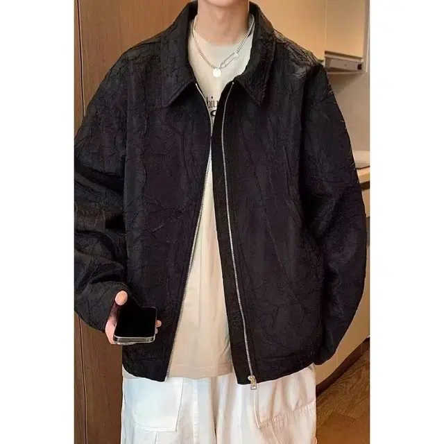 木木兔 潮牌美式高街男生穿搭长袖春秋外穿潮流百搭男士秋冬衣服国潮简约户外休闲外套夹克 男女同款