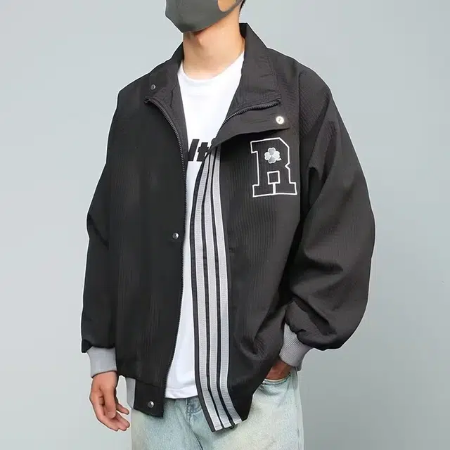 木木兔 潮牌美式高街男生穿搭长袖春秋外穿潮流百搭男士秋冬衣服国潮简约时尚休闲户外外套夹克 男女同款