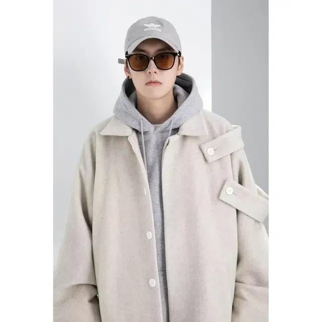 木木兔 潮牌美式高街男生穿搭长袖春秋外穿潮流百搭男士秋冬衣服国潮休闲开衫痞帅毛呢外套夹克 男女同款