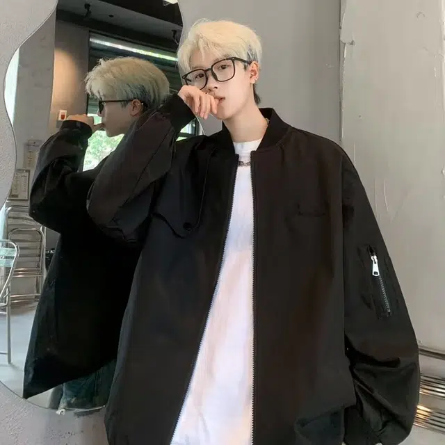 木木兔 美式高街重磅男士长袖外穿冬季休闲秋冬穿搭轻奢潮流百搭衣服冬天国潮宽松时尚户外防风外套夹克 男款