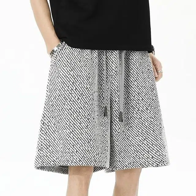 木木兔 男士夏季短裤美式男生潮流百搭裤子直筒青少年五分裤简约休闲裤夏天 男款