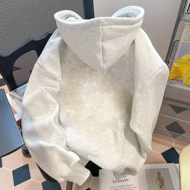 木木兔  美式高街重磅男生长袖外套秋冬情侣款穿搭男款早秋轻奢潮流百搭秋季衣服国潮宽松连帽上衣卫衣 男女同款