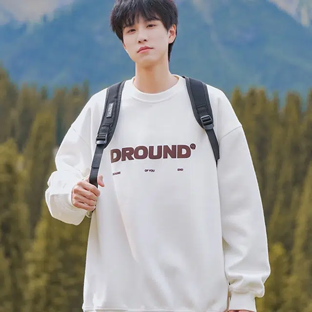 木木兔 经典潮牌美式高街长袖男生秋冬潮流穿搭冬天时尚轻奢百搭冬季衣服国潮宽松简约个性上衣卫衣 男女同款