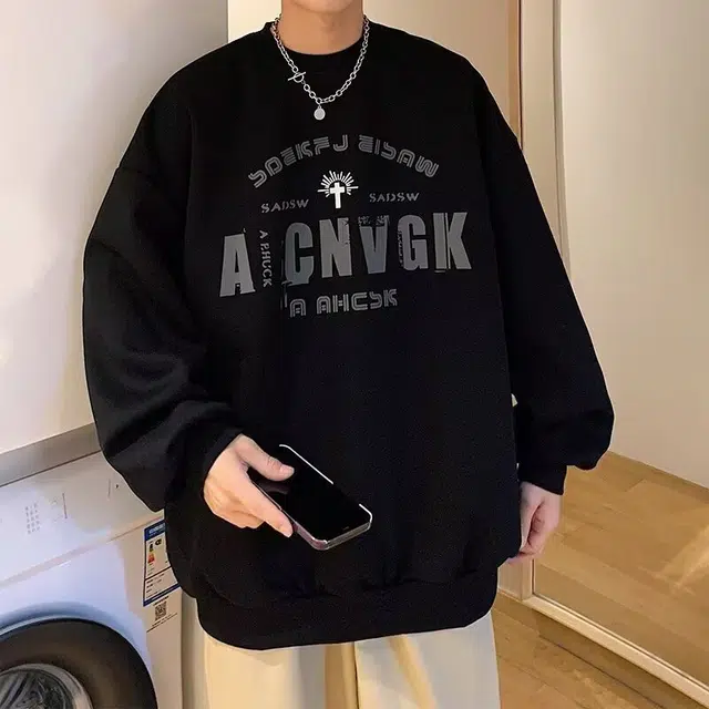 木木兔 卡通美式高街重磅男士长袖男款外套春秋情侣款时尚秋季穿搭秋天轻奢潮流百搭衣服国潮宽松上衣卫衣 男女同款
