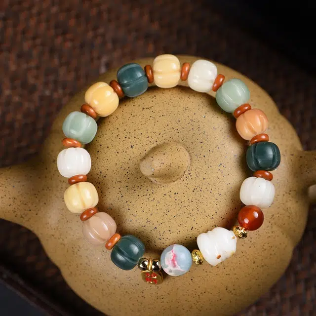 舞依翡 药片珠文玩直切 树脂 手串 男女同款情侣款