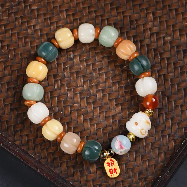 舞依翡 药片珠文玩直切 树脂 手串 男女同款情侣款