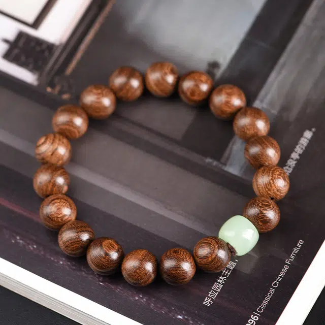 舞依翡 玄同佛珠顺纹流行时尚 金丝檀木 手串 男女同款情侣款
