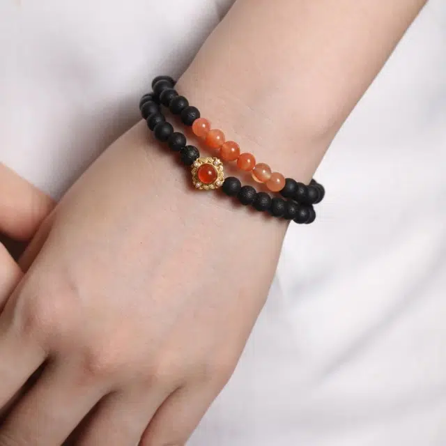 舞依翡 佛珠新中式国风#好运 降真香 手串 男女同款情侣款