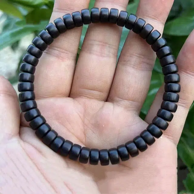 舞依翡 片珠药片珠绕指柔精工 黑檀 手串 男女同款情侣款