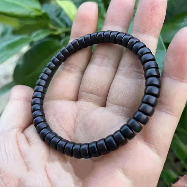 舞依翡 片珠药片珠绕指柔精工 黑檀 手串 男女同款情侣款