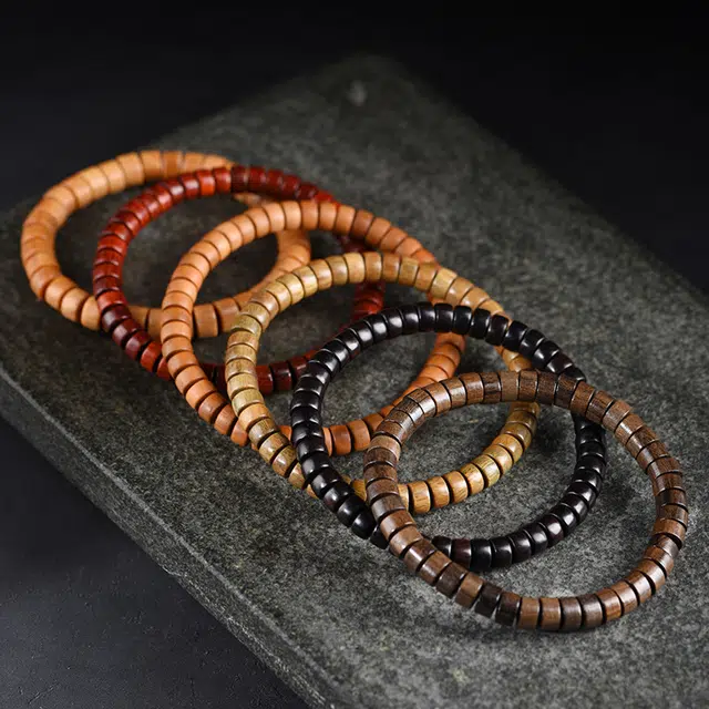 舞依翡 药片玩佛珠泥鳅背把玩 崖柏 手串 男女同款情侣款