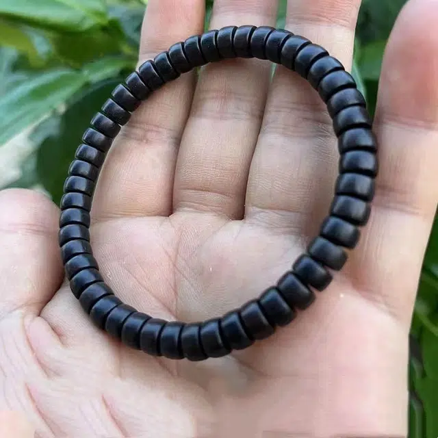 舞依翡 片珠药片珠绕指柔精工 黑檀 手串 男女同款情侣款