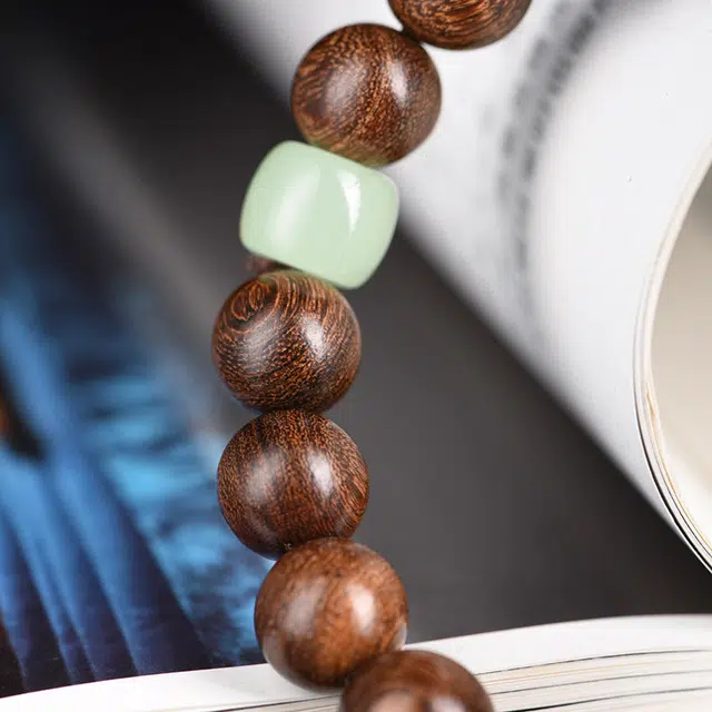 舞依翡 玄同佛珠顺纹流行时尚 金丝檀木 手串 男女同款情侣款