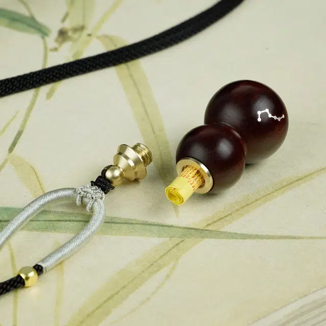 舞依翡 北斗七星葫芦可开盖福禄双至#好运 紫檀属 项链 男女同款情侣款