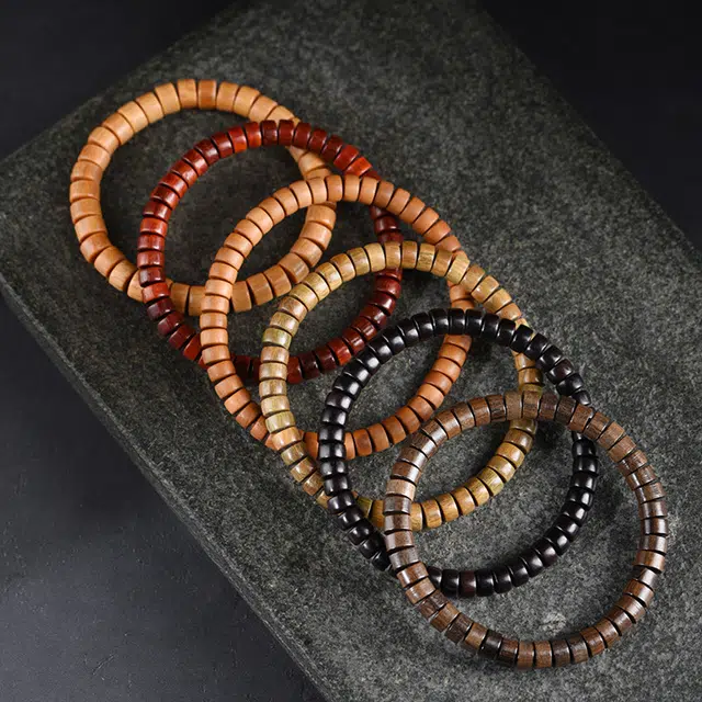 舞依翡 药片玩佛珠泥鳅背把玩 崖柏 手串 男女同款情侣款