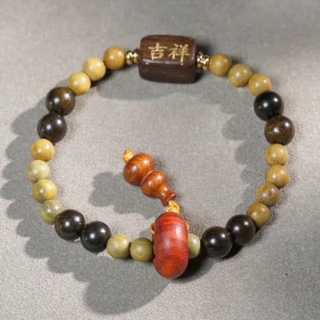 舞依翡 吉祥如意 绿檀 手串 男女同款情侣款